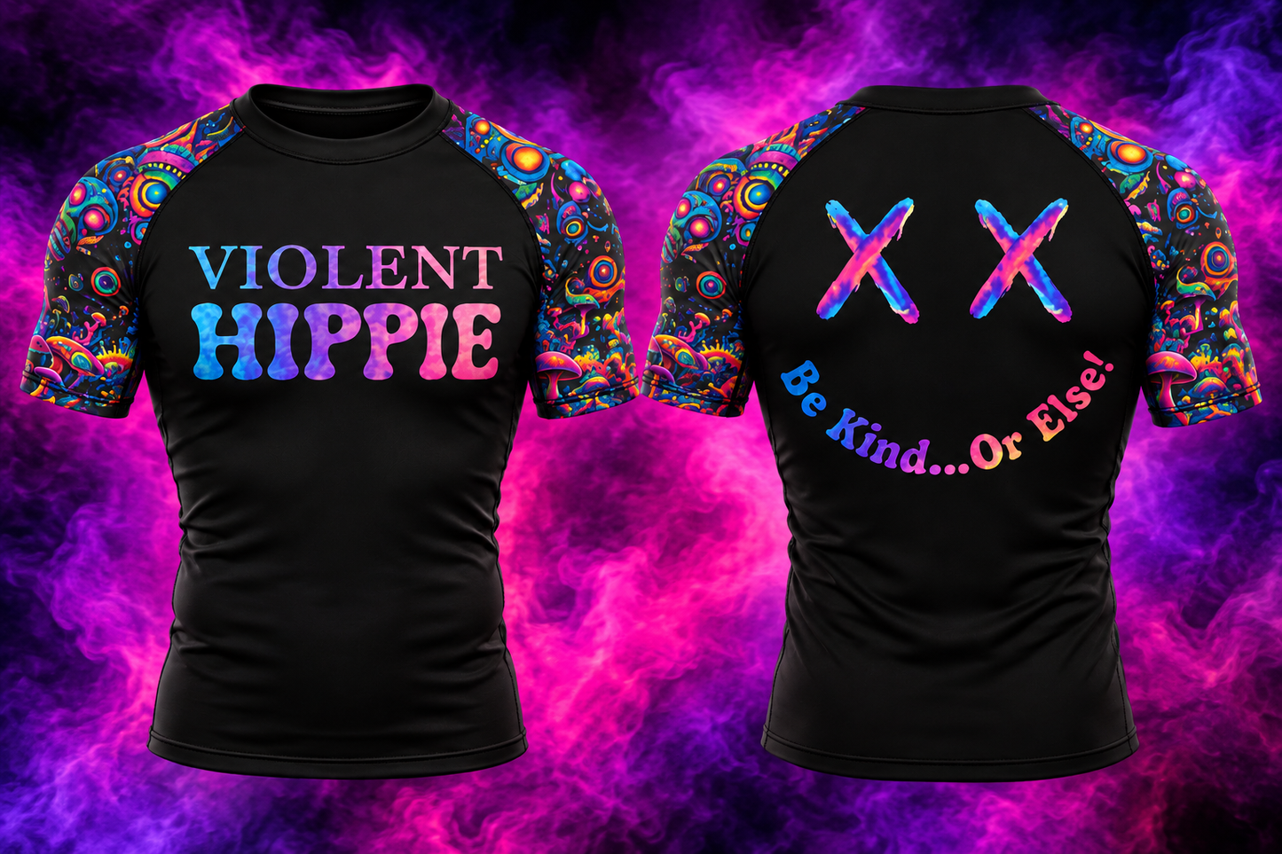 Trippy Hippie Rash Guard