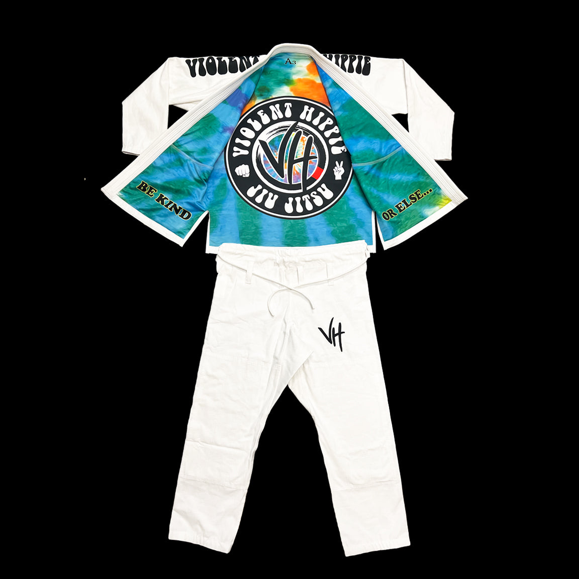 PREORDER VIOLENT HIPPIE WHITE JIU JITSU GI