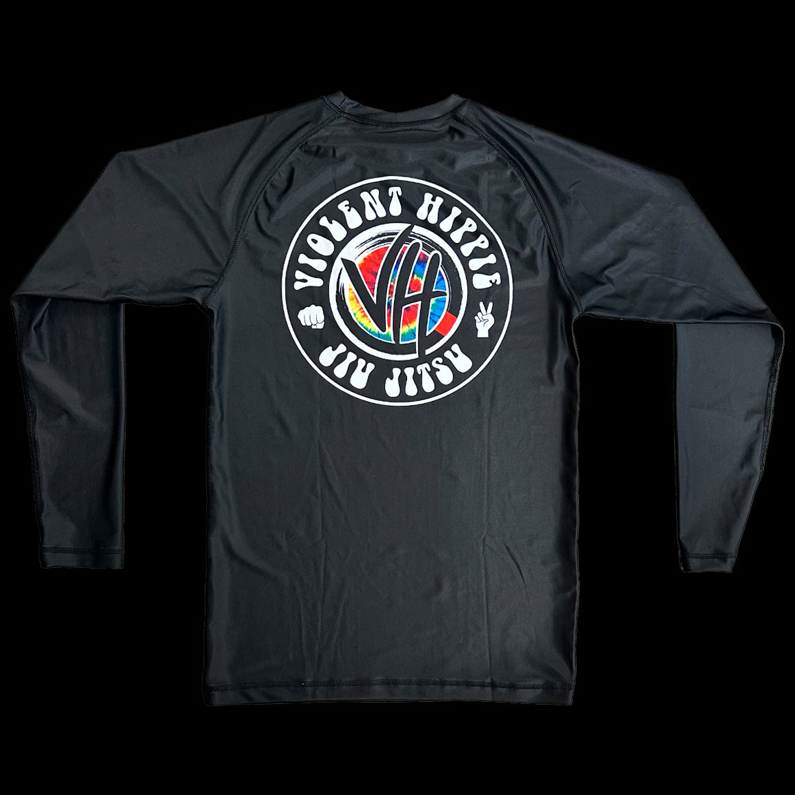 Violent Hippie Jiu Jitsu Rash Guard Long Sleeve - Main Image