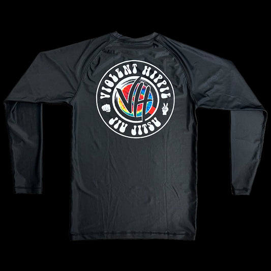Violent Hippie Jiu Jitsu Rash Guard Long Sleeve