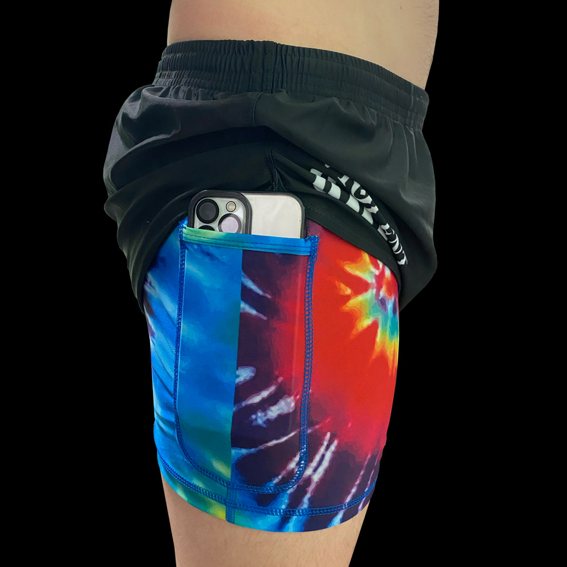 VH JIU JITSU Black with Tie-Dye Pocket Silkies | SUNGA LIFE