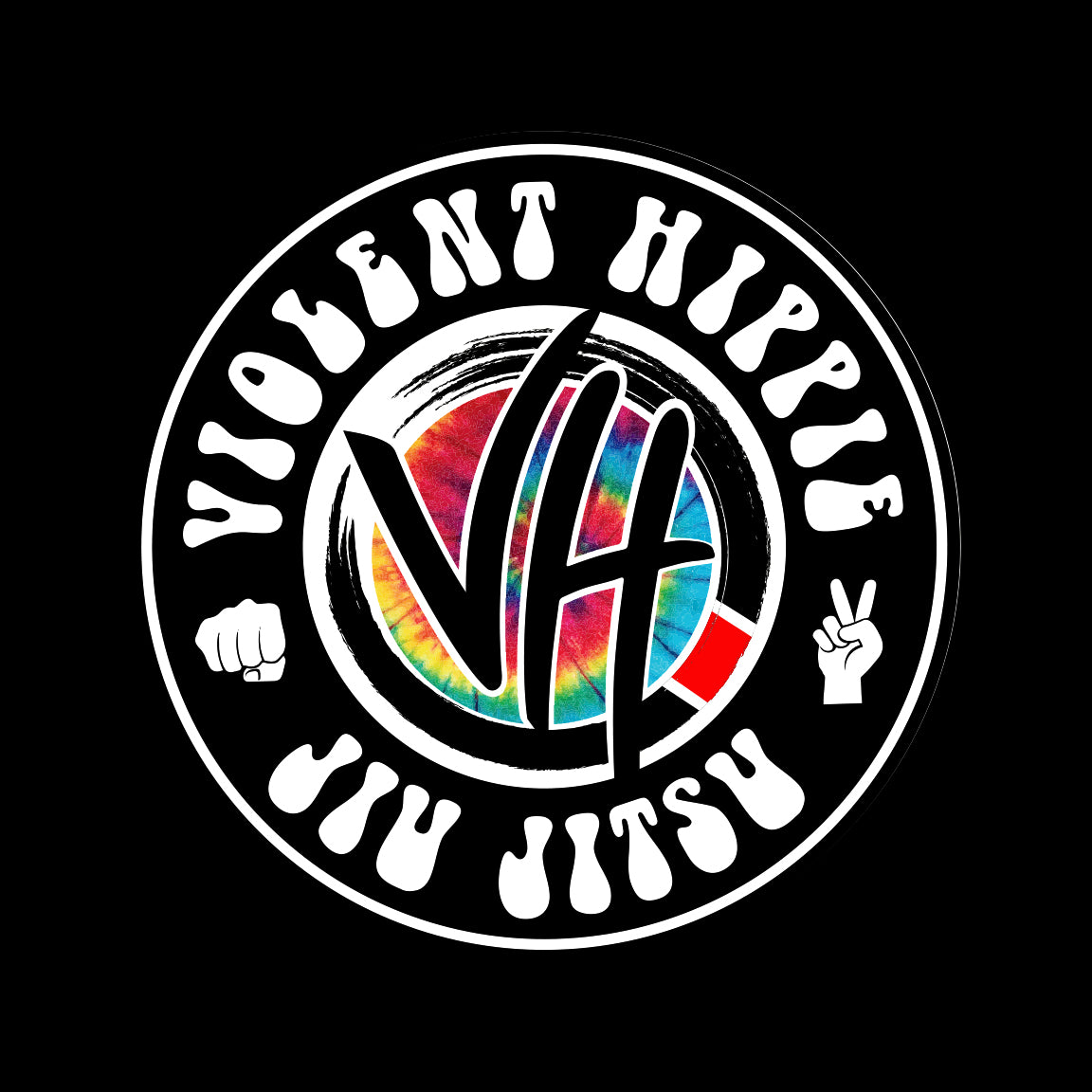 Violent Hippie Jiu Jitsu Sticker