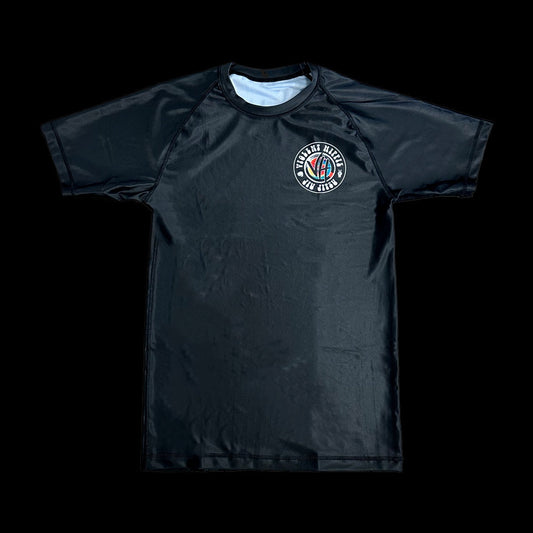 Violent Hippie Jiu Jitsu Rash Guard SHORT Sleeve