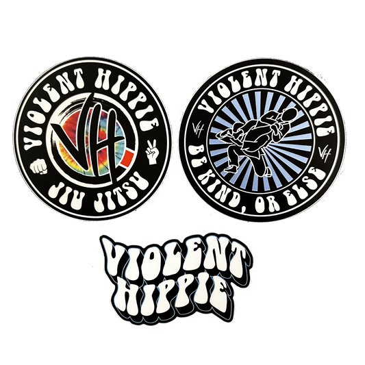 Violent Hippie Jiu Jitsu Sticker Pack