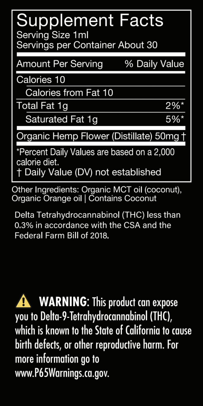 Violent Hippie™ Full Spectrum CBD Oil 1500mg (USDA Certified Organic)