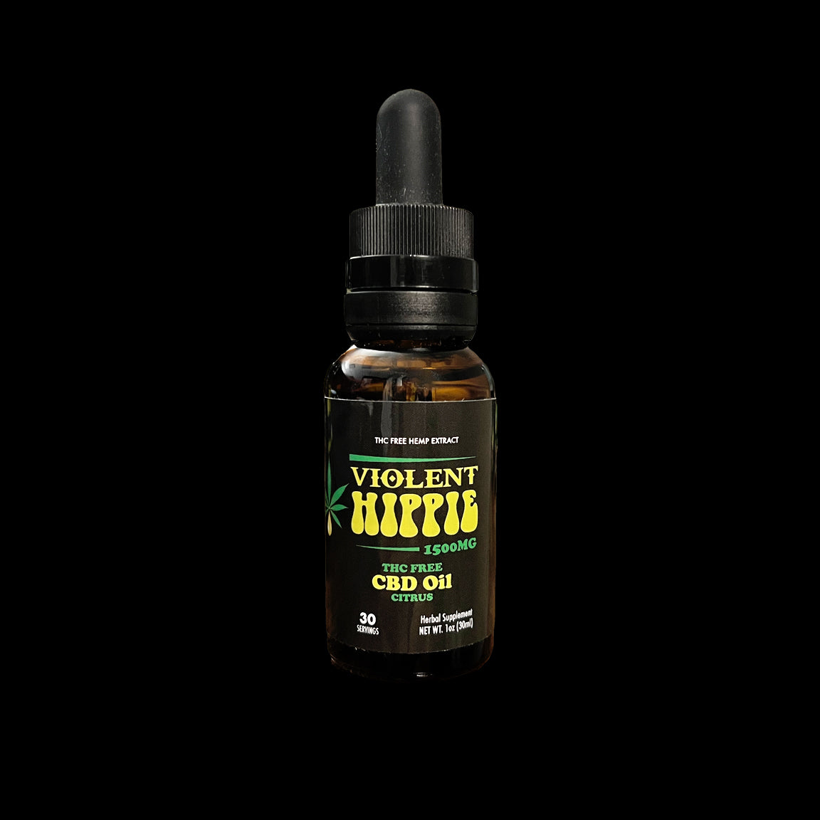 Violent Hippie™ THC FREE CBD Oil 1500mg